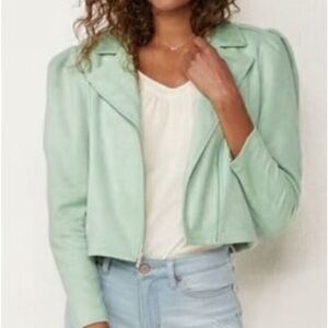 LC LAUREN CONRAD Mint Green Women's Jacket